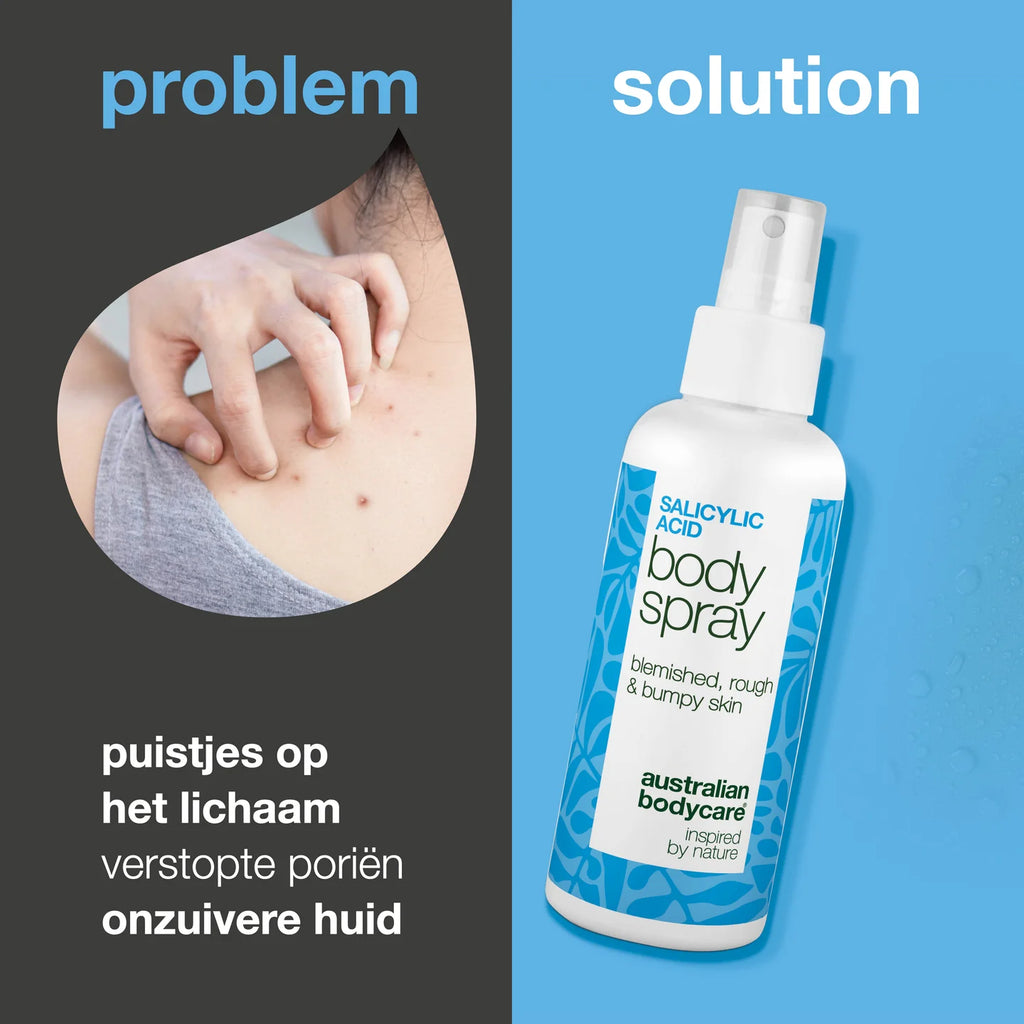 Salicylzuur spray tegen puistjes en verstopte poriën • 100ml