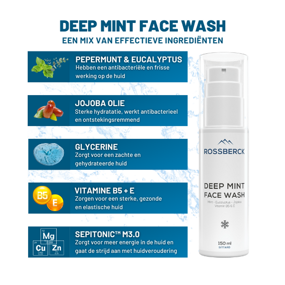 Rossberck | Deep Mint Face Wash • 150ml