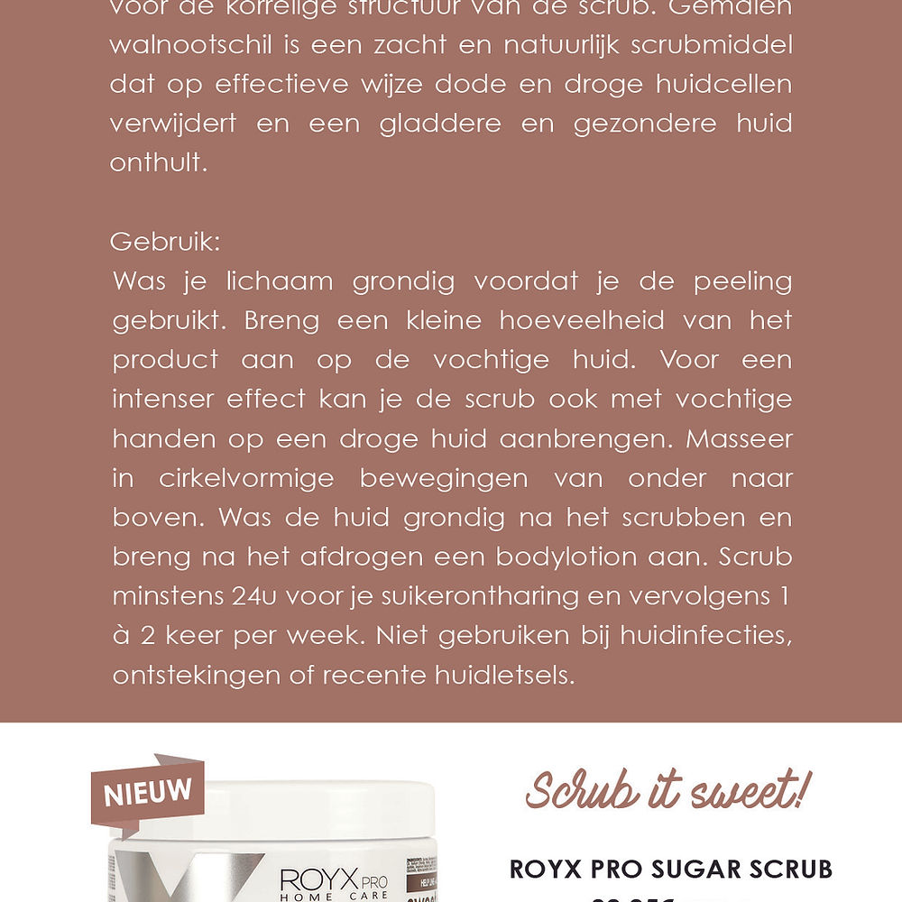 SUGAR SCRUB | Royx Pro • 500g