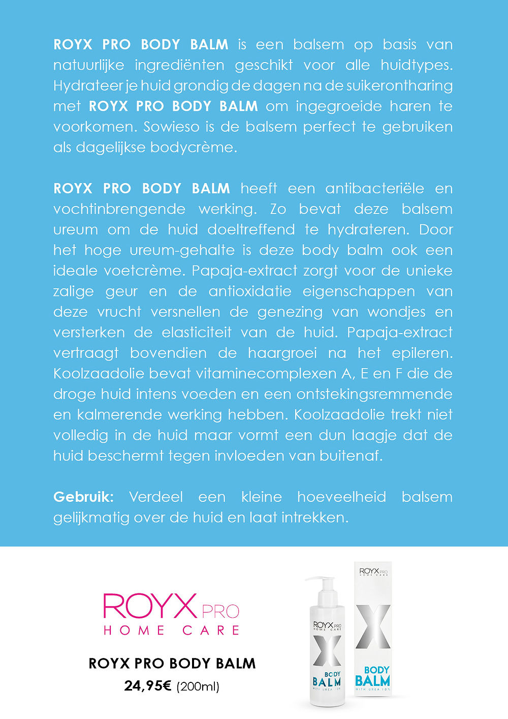 Body Balm 10% urea | Royx Pro • 200ml